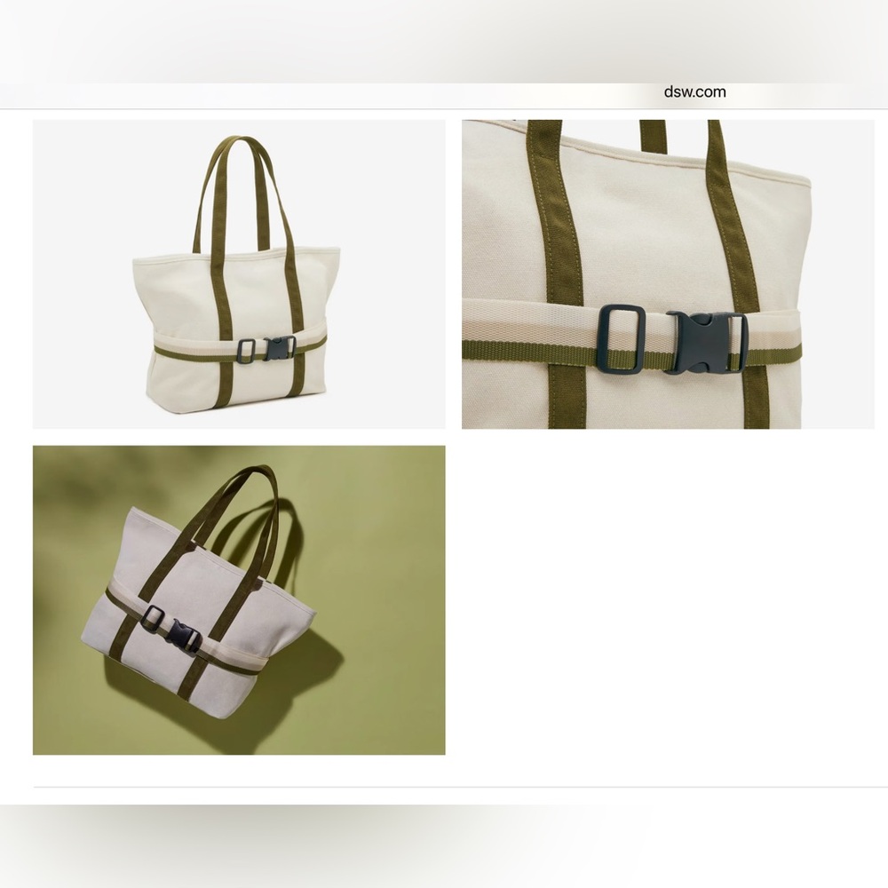 DSW Canvas Travel Tote - New Without Tags - Picture 12 of 13